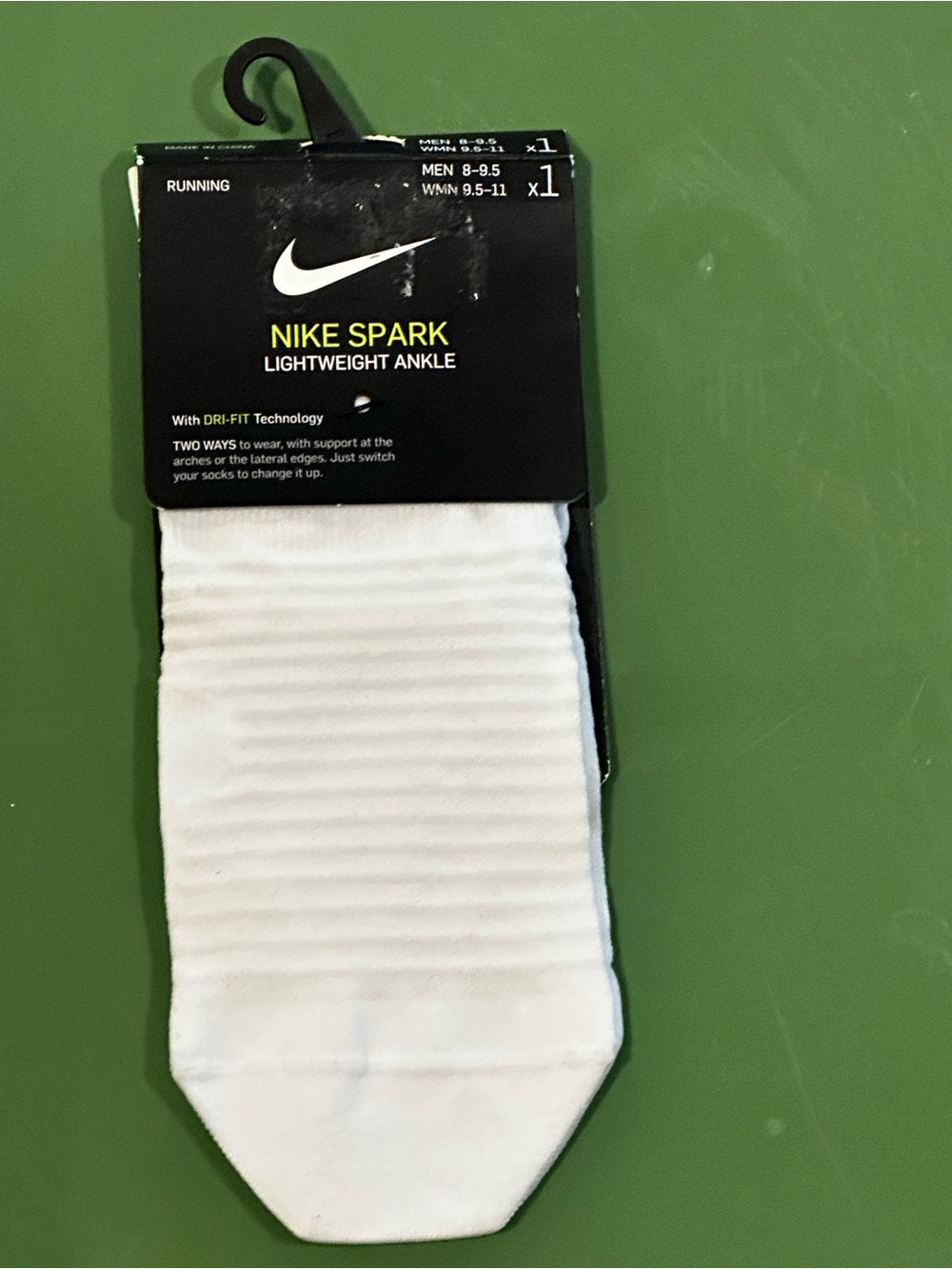 Nike Spark Lightweight Ankle Socks - White